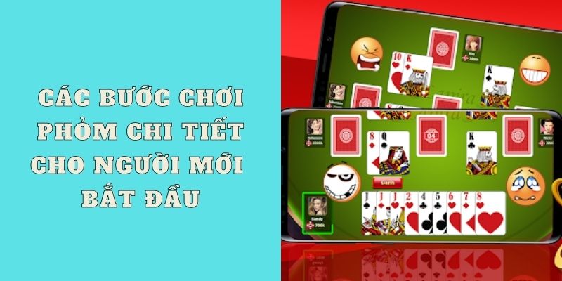 Các bước chơi Phỏm chi tiết cho người mới bắt đầu